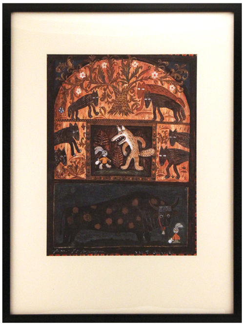 The Fox and the Hare – with the Wolf