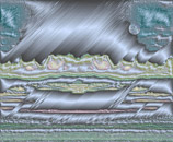 Y Bmoon over waves